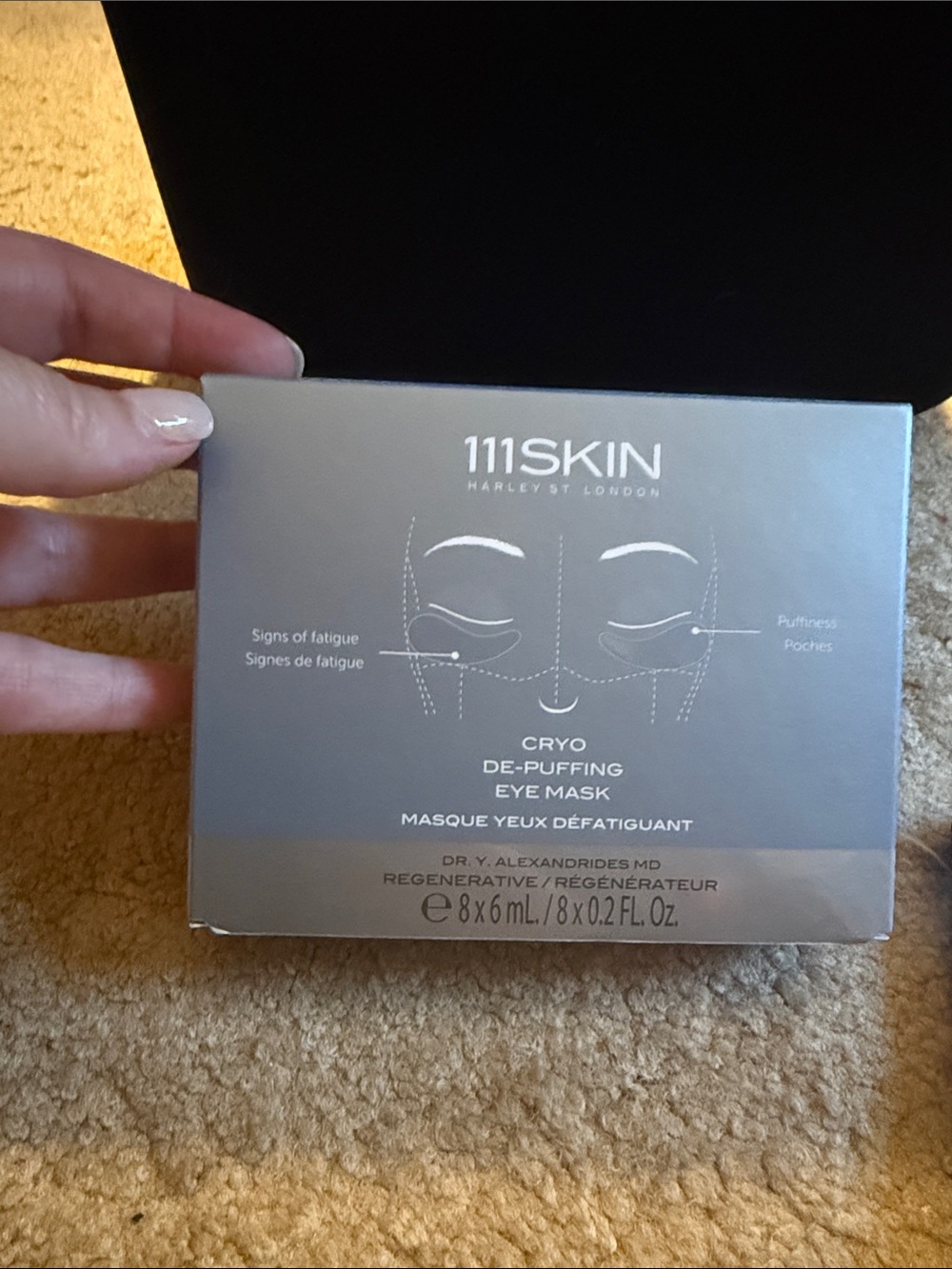 111SKIN Cryo De-Puffing Eye Mask - Silver Gray